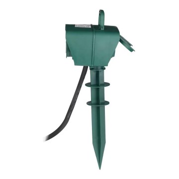 Columna de enchufe para exterior SCHUKO 4Z 230V IP44