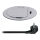 Columna de enchufes para mesa 1x230V + USB-C Power Delivery plata/negro