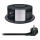 Columna de enchufes para mesa con carga inalámbrica Qi 3x230V + 1xUSB-A + 1xUSB-C negro/plata