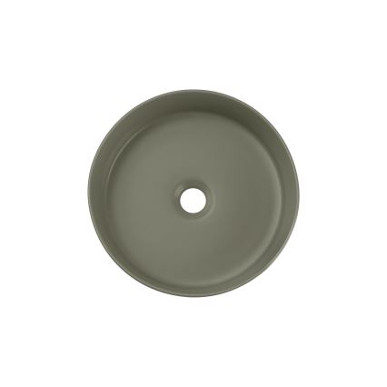 COMAD BEYOND 2 OLIVER VERDE ( E-6565 ) - Lavabo sobre encimera BEYOND diá. 36 cm cerámica/verde mate