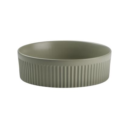 COMAD BEYOND 2 OLIVER VERDE ( E-6565 ) - Lavabo sobre encimera BEYOND diá. 36 cm cerámica/verde mate