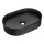 COMAD BEYOND 5 BLACK ( E-6564 ) - Lavabo sobre encimera BEYOND 48x32,5 cm cerámica/negro mate