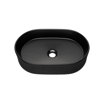 COMAD BEYOND 5 BLACK ( E-6564 ) - Lavabo sobre encimera BEYOND 48x32,5 cm cerámica/negro mate
