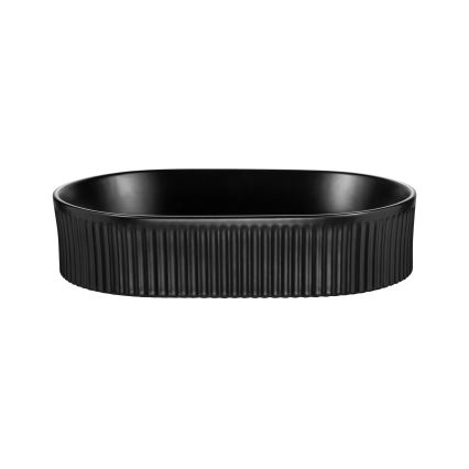 COMAD BEYOND 5 BLACK ( E-6564 ) - Lavabo sobre encimera BEYOND 48x32,5 cm cerámica/negro mate