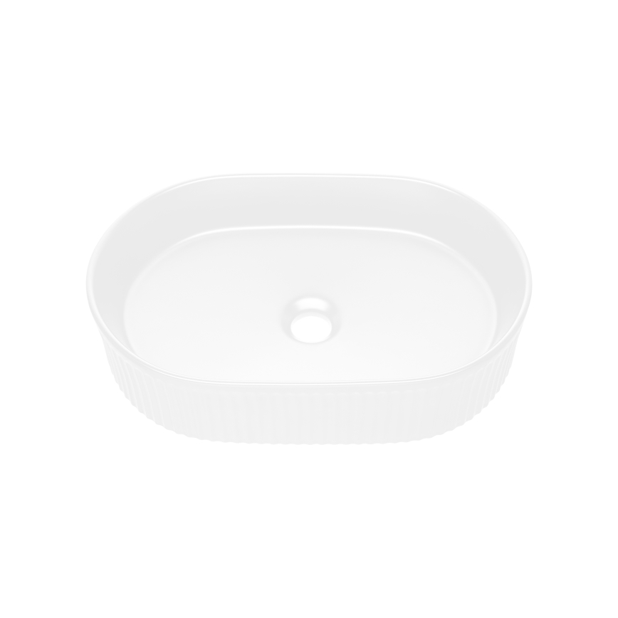 COMAD BEYOND 5 BLANCO ( E-6564 ) - Lavabo sobre encimera BEYOND 48x32,5 cm cerámica/blanco mate