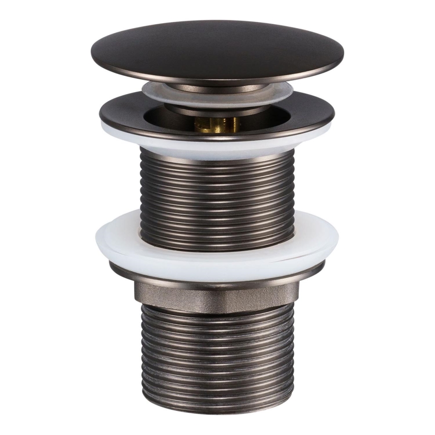 COMAD CLICK-CLACK T201GG-3 - Desagüe de lavabo CLICK-CLACK diá. 7 cm gris