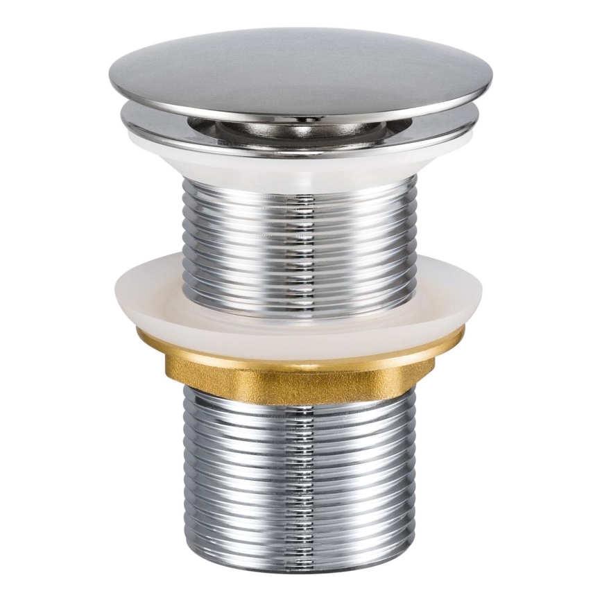 COMAD CLICK-CLACK T201L-3 - Desagüe de lavabo CLICK-CLACK diá. 7 cm cromo brillante