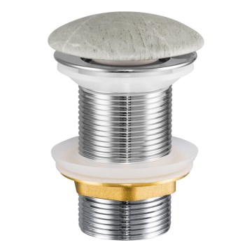 COMAD CLICK-CLACK T201M-Y1-3 - Desagüe de lavabo CLICK-CLACK diá. 7 cm mate gris