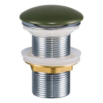 COMAD CLICK-CLACK T201MFG-3 - Desagüe de lavabo CLICK-CLACK diá. 7 cm mate Verde