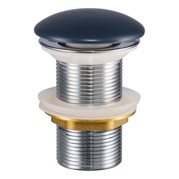 COMAD CLICK-CLACK T201MNB-3 - Desagüe de lavabo CLICK-CLACK diá. 7 cm mate armada azul