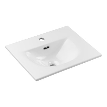 COMAD SKY 3 50CM DP ( E-8099-3-50 ) - Lavabo empotrado SKY 51x40 cm cerámica/blanco mate