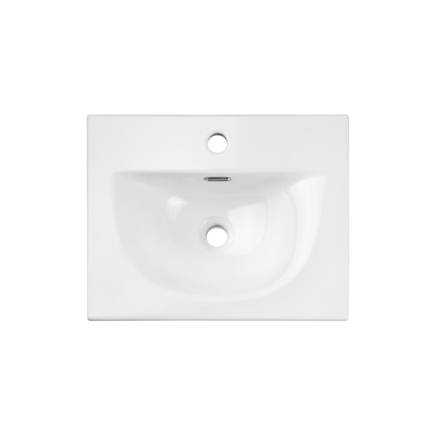 COMAD SKY 3 50CM ( E-8099-3-50 ) - Lavabo empotrado SKY 51x40 cm cerámica/blanco brillante