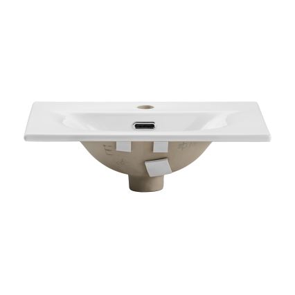 COMAD SKY 3 50CM ( E-8099-3-50 ) - Lavabo empotrado SKY 51x40 cm cerámica/blanco brillante