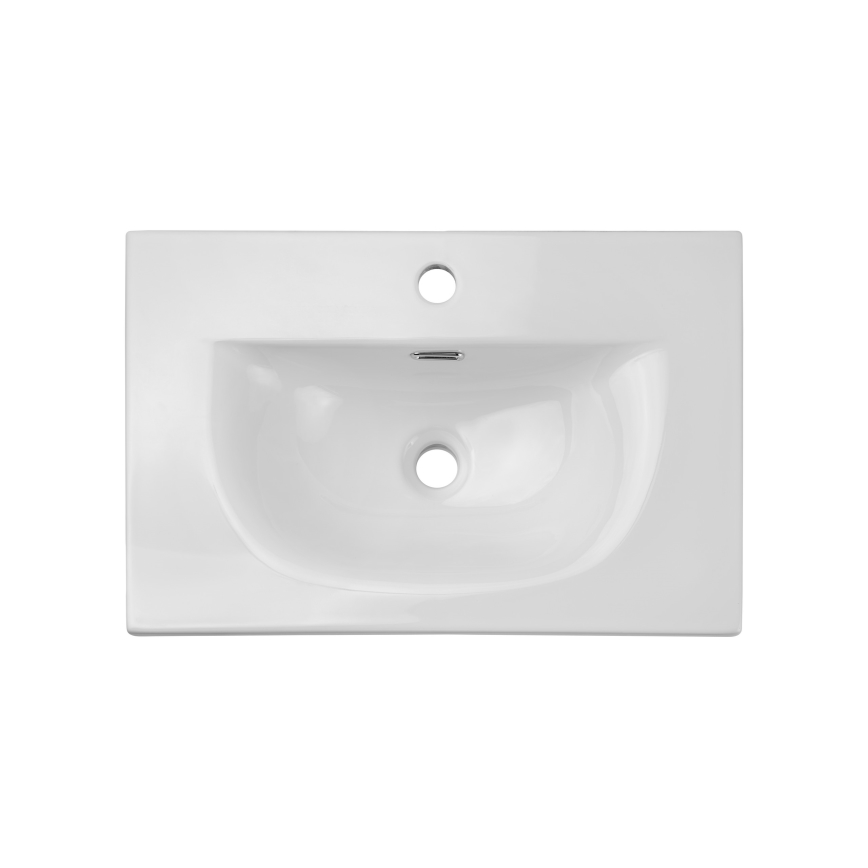 COMAD SKY 3 60CM ( E-8099-3-60 ) - Lavabo empotrado SKY 61x40 cm cerámica/blanco brillante