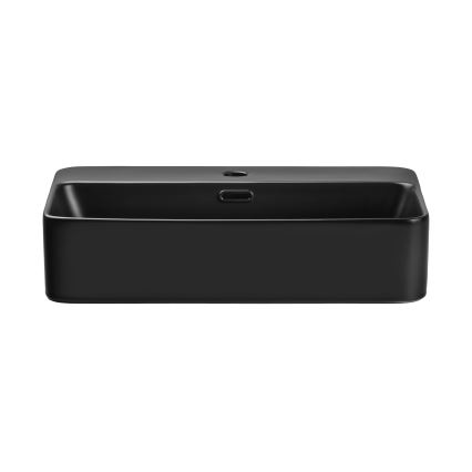 COMAD TRUST 2 BLACK ( E-6282 ) - Lavabo sobre encimera TRUST 55x38 cm cerámica/negro mate