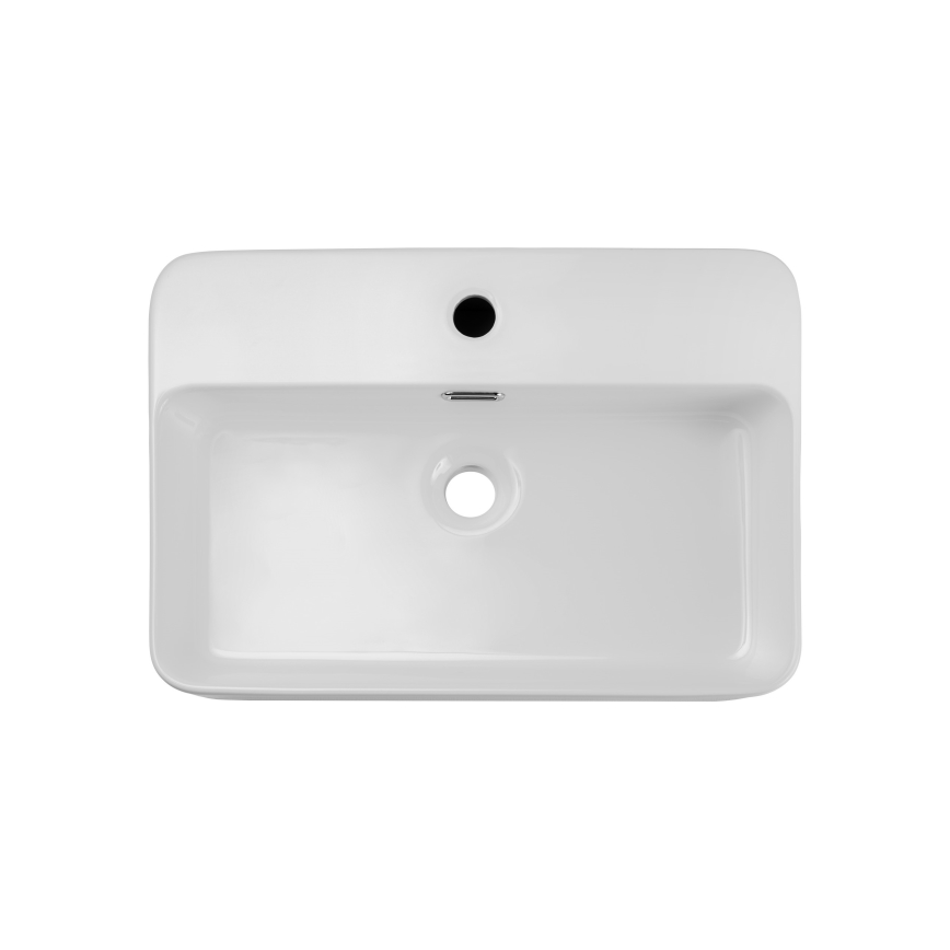 COMAD TRUST 2 BLANCO ( E-6282 ) - Lavabo sobre encimera TRUST 55x38 cm cerámica/blanco brillante