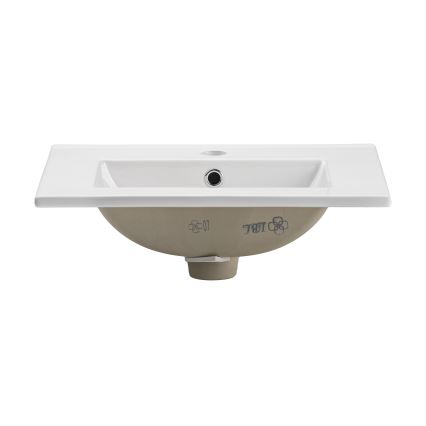 COMAD UM-2050RB DANCE 50 DP - Lavabo empotrado DANCE 52x40 cm cerámica/blanco mate