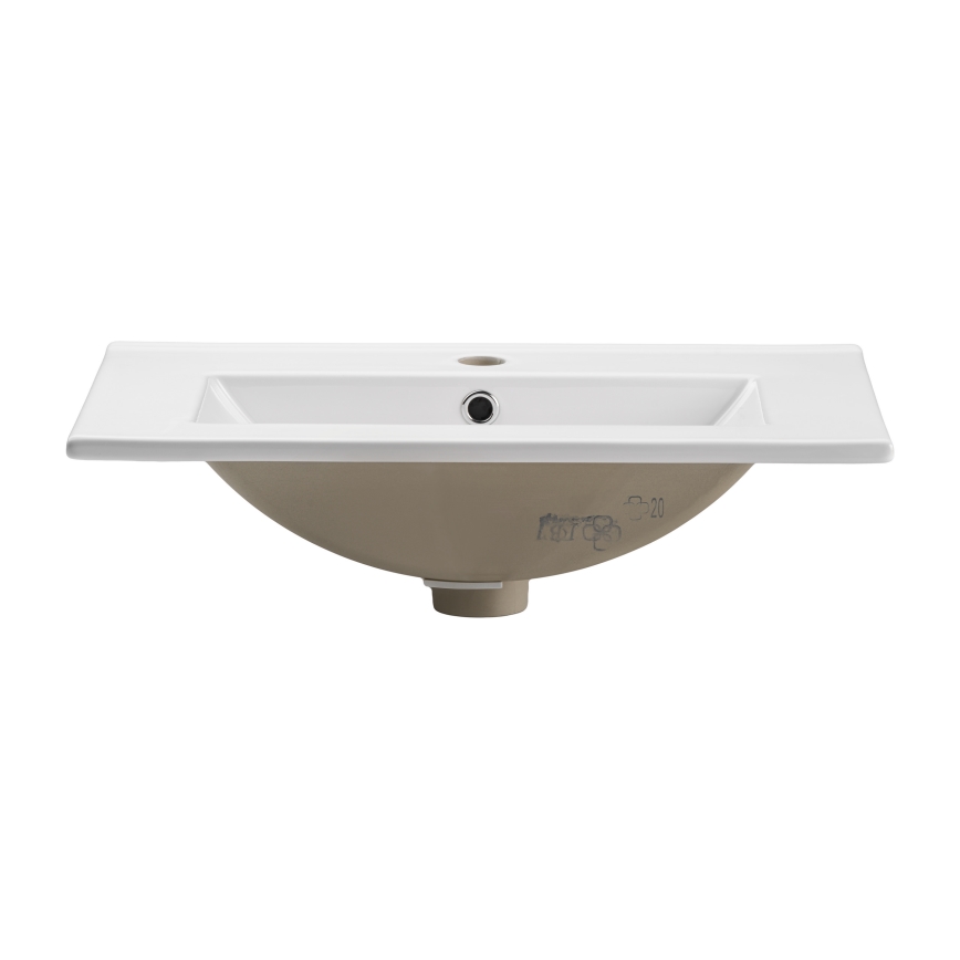 COMAD UM-2060RB DANCE 60-DP - Lavabo empotrado DANCE 62x40 cm cerámica/blanco mate