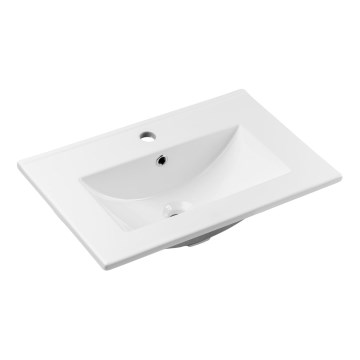 COMAD UM-2060RB DANCE 60-DP - Lavabo empotrado DANCE 62x40 cm cerámica/blanco mate