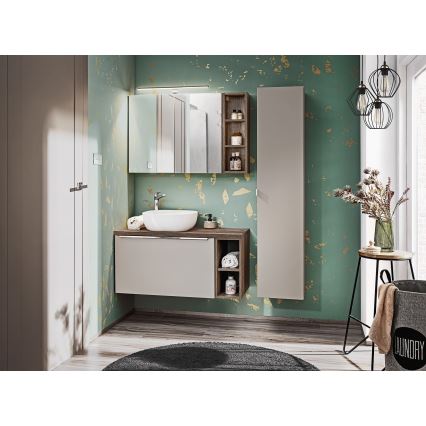 COMAD UM-6252 SMILE 40 DP - Lavabo sobre encimera SMILE 41x41 cm cerámica/blanco brillante