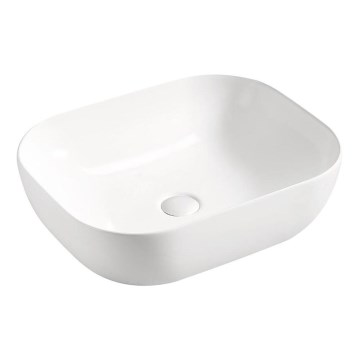 COMAD UM-6254 SMILE 50 DP - Lavabo sobre encimera SMILE 50x40 cm cerámica/blanco brillante