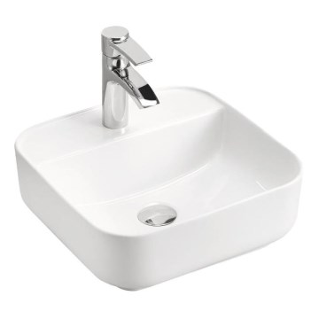 COMAD UM-6288 MAGIC 40 DP - Lavabo sobre encimera MAGIC 40x40 cm cerámica/blanco brillante