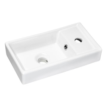 COMAD UM-VEDEA 40 - Lavabo sobre encimera VEDEA 40x22 cm cerámica/blanco brillante