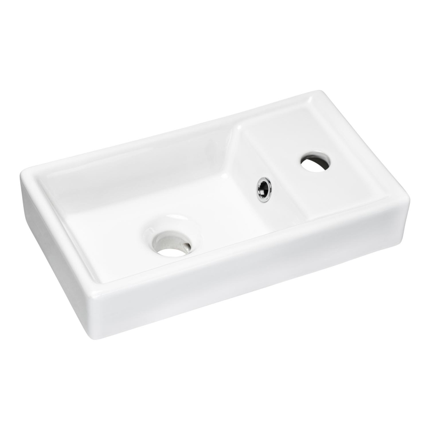COMAD UM-VEDEA 40 - Lavabo sobre encimera VEDEA 40x22 cm cerámica/blanco brillante