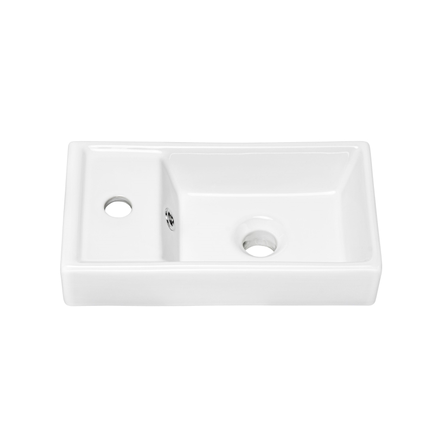 COMAD UM-VEDEA 40 - Lavabo sobre encimera VEDEA 40x22 cm cerámica/blanco brillante