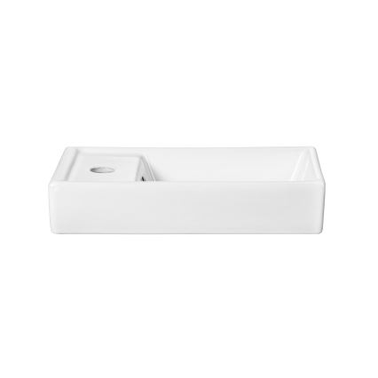 COMAD UM-VEDEA 40 - Lavabo sobre encimera VEDEA 40x22 cm cerámica/blanco brillante
