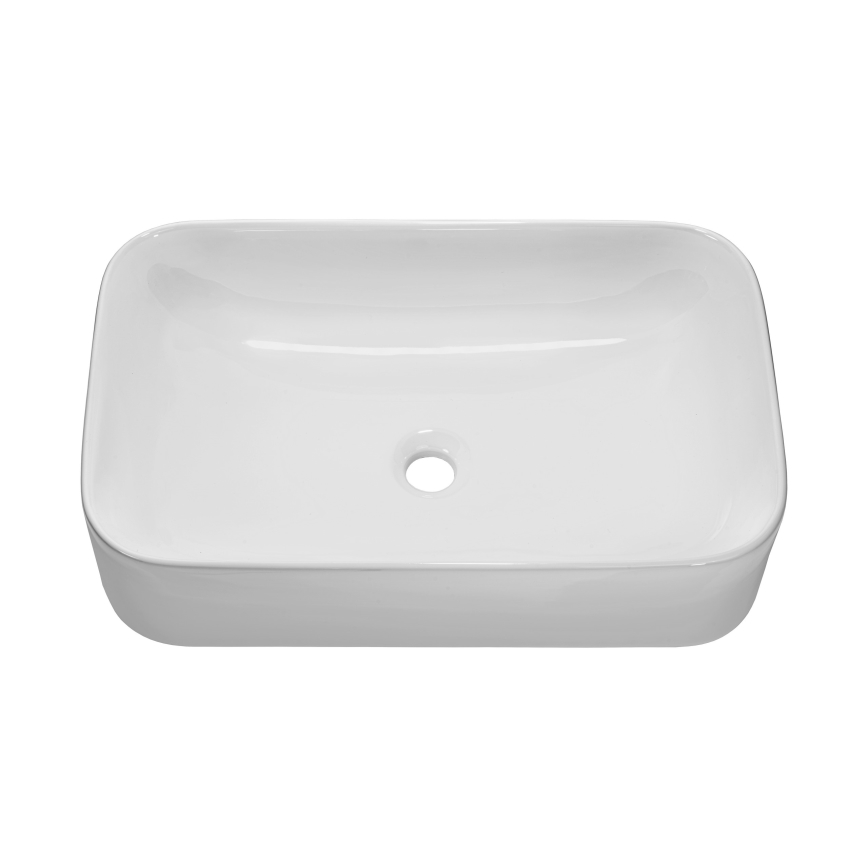 COMAD UN-KATI60-SW 7857B(60) - Lavabo sobre encimera KATI 61x38 cm cerámica/blanco brillante