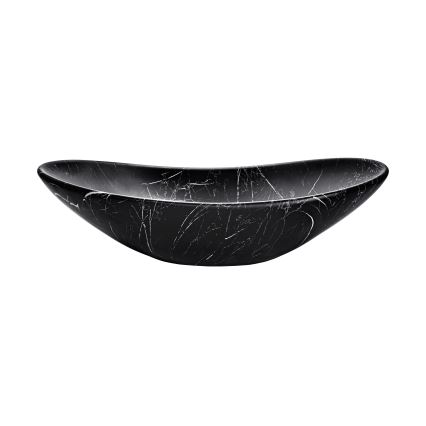 COMAD UN-LENA-MB2 - Lavabo sobre encimera LENA 61,5x36 cm cerámica/negro mate