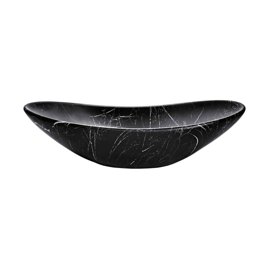 COMAD UN-LENA-MB2 - Lavabo sobre encimera LENA 61,5x36 cm cerámica/negro mate