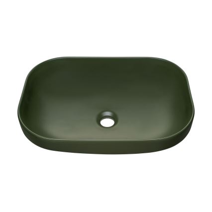 COMAD UN-NELI-MFG - Lavabo sobre encimera NELI 50,4x35,2 cm cerámica/verde mate