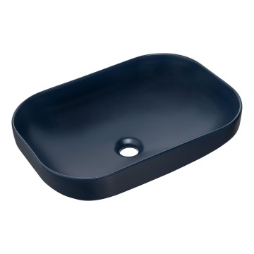 COMAD UN-NELI-MNB - Lavabo sobre encimera NELI 50,4x35,2 cm cerámica/azul marino mate