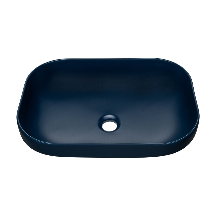 COMAD UN-NELI-MNB - Lavabo sobre encimera NELI 50,4x35,2 cm cerámica/azul marino mate