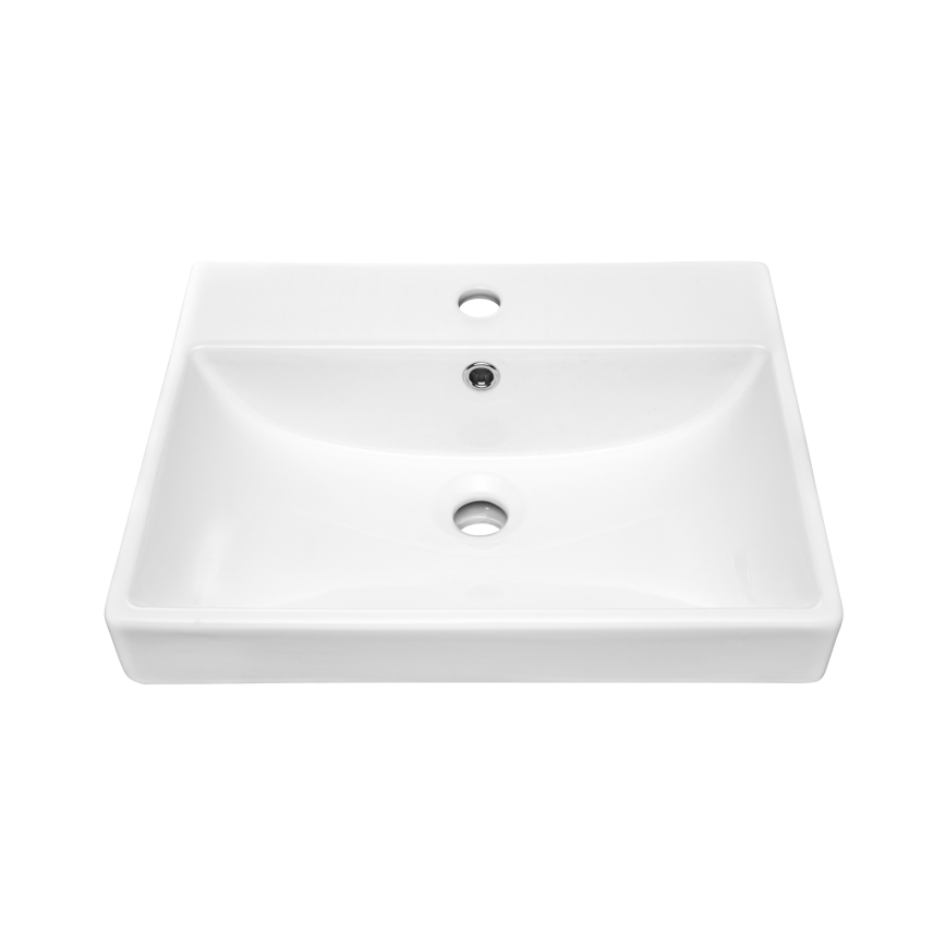 COMAD UN-RITA-GW-60 - Lavabo sobre encimera RITA 60x40 cm cerámica/blanco brillante