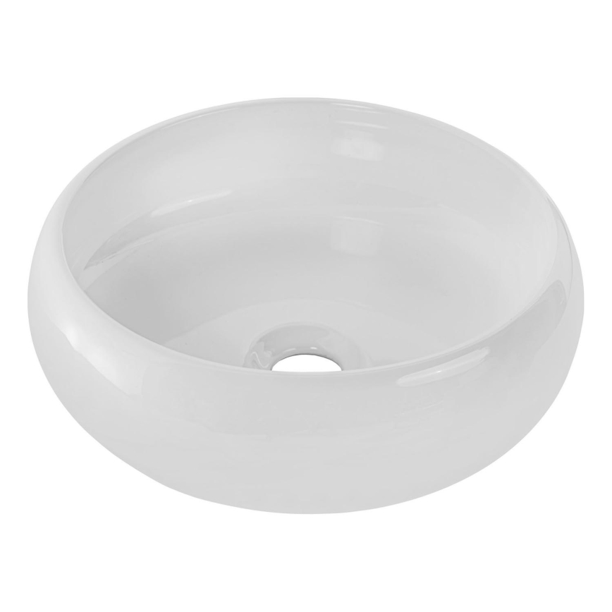 COMAD UN-WIKI-SW - Lavabo sobre encimera WIKI diá. 36 cm cerámica/blanco brillante