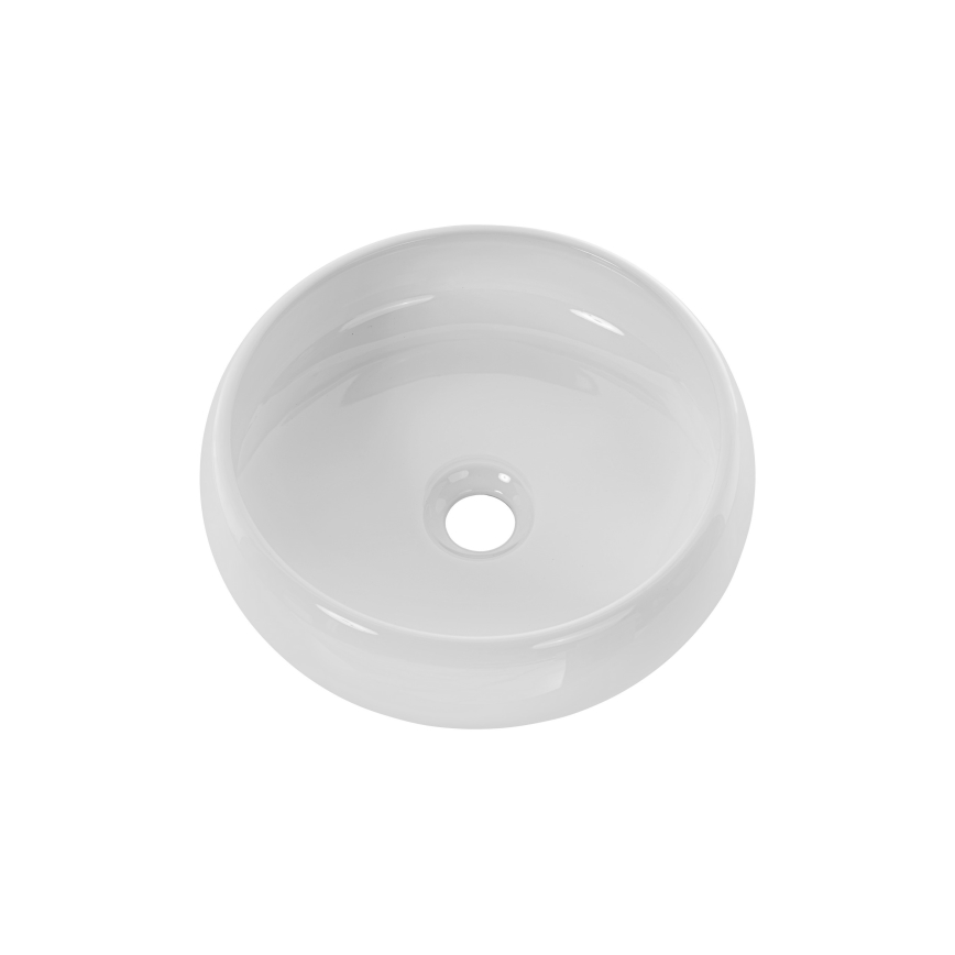 COMAD UN-WIKI-SW - Lavabo sobre encimera WIKI diá. 36 cm cerámica/blanco brillante
