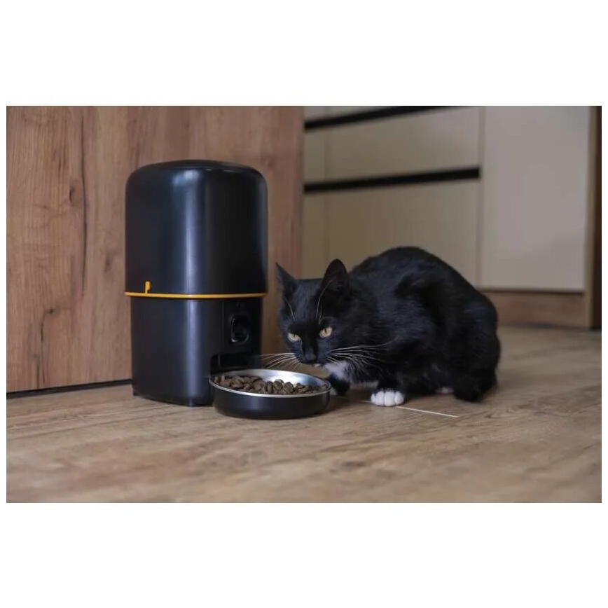 Comedero automático con micrófono y cámara 4l/5V/3xD Wi-Fi