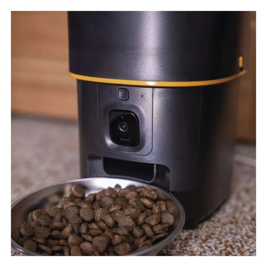 Comedero automático con micrófono y cámara 4l/5V/3xD Wi-Fi