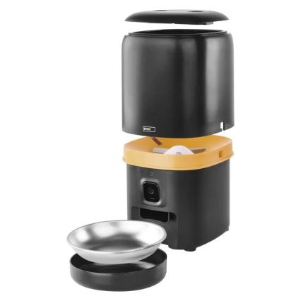 Comedero automático con micrófono y cámara 4l/5V/3xD Wi-Fi