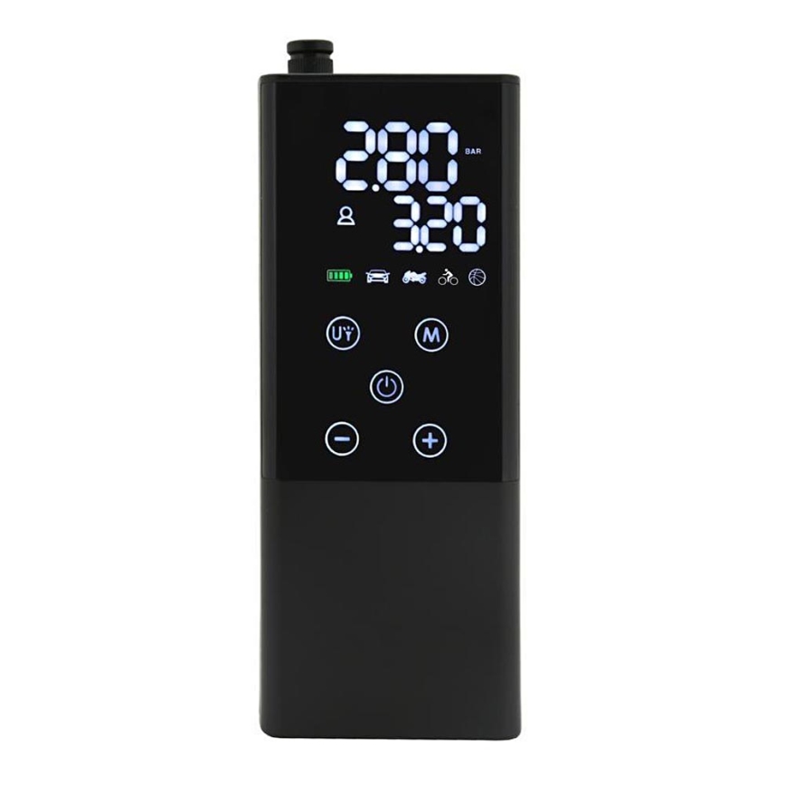 Compresor de bolsillo digital 4000 mAh 5V negro