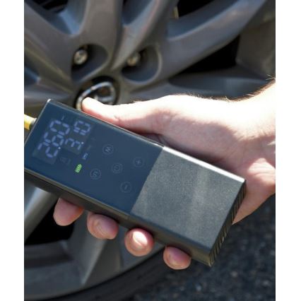 Compresor de bolsillo digital 4000 mAh 5V negro