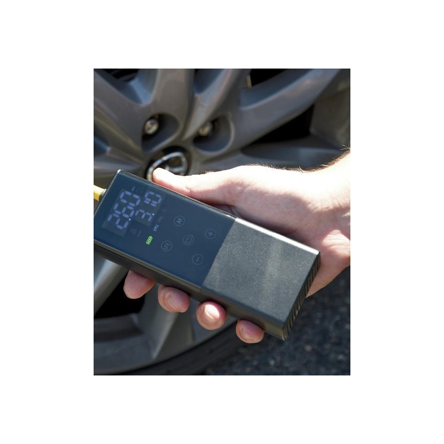 Compresor de bolsillo digital 4000 mAh 5V negro