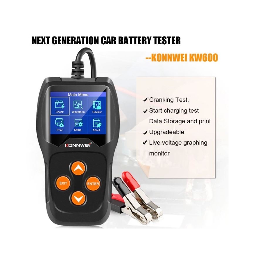 Comprobador de baterías de 12 V