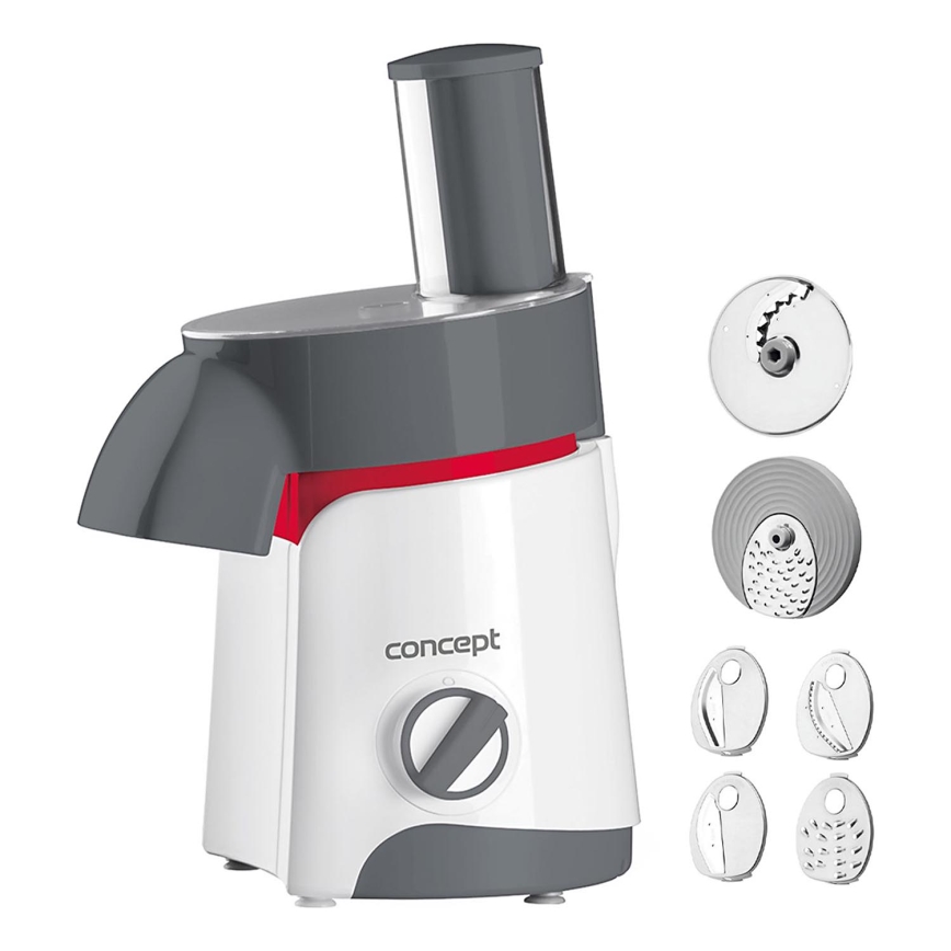 Concept ES1000 - Rallador eléctrico 200W/230V blanco/gris