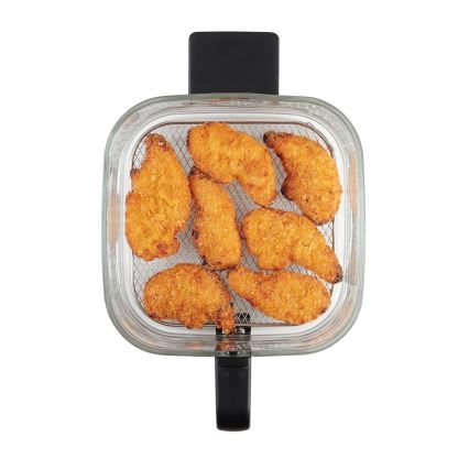 Concept FR5500 - Freidora de aire caliente GLASS & FAST 5,5 l 1200W/230V negro