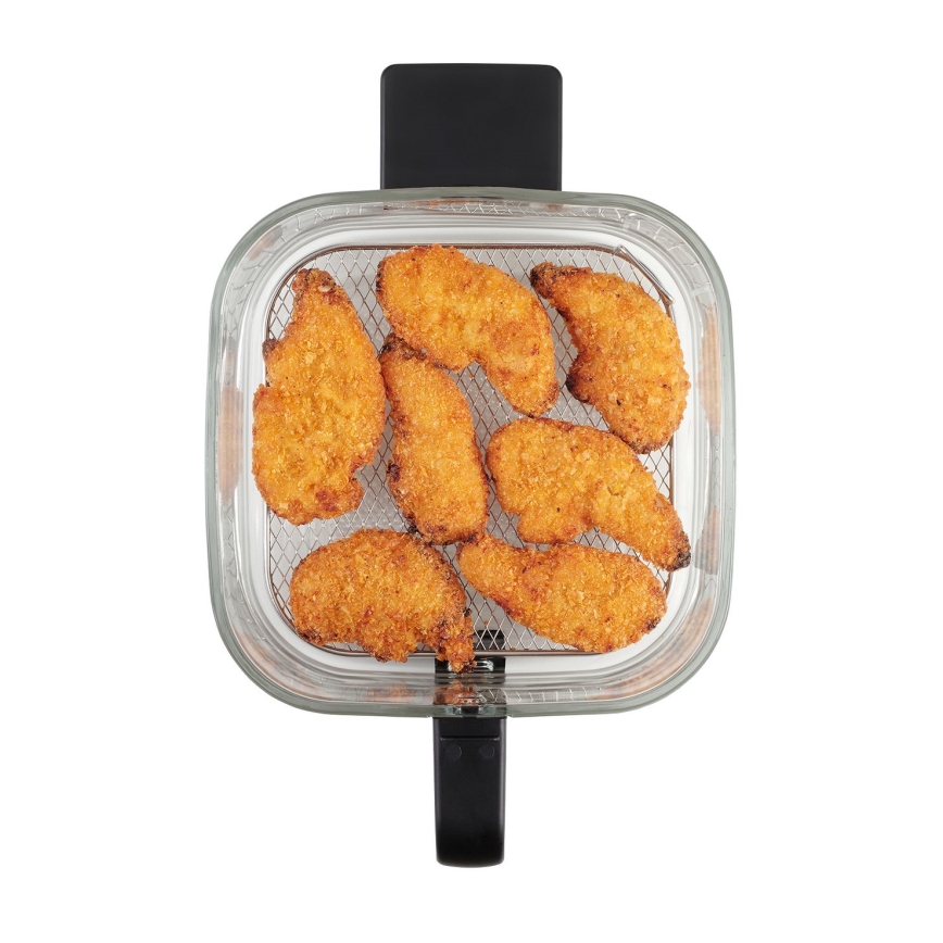 Concept FR5500 - Freidora de aire caliente GLASS & FAST 5,5 l 1200W/230V negro