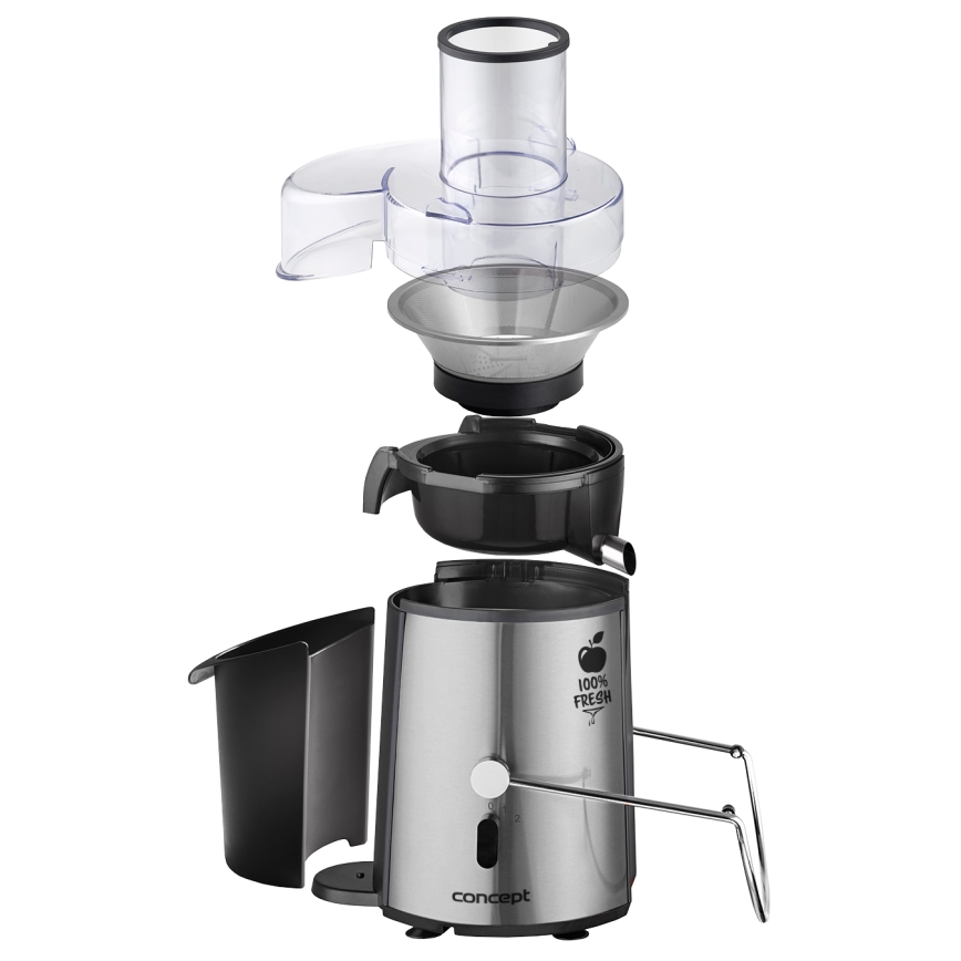 Concept LO7026 - Licuadora centrífuga 1000W/230V negro/acero inoxidable